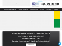 porenbeton-24.de Webseite Vorschau