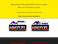 kienzl-spielradl.at Webseite Vorschau