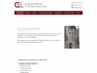 gloyer-law.de Webseite Vorschau