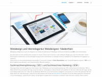 webdesigner-niederrhein.de Webseite Vorschau