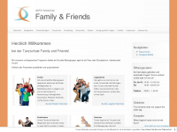 tanzschule-family-and-friends.de Webseite Vorschau