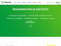 rtsoft.cz Webseite Vorschau