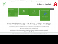hubertus-apotheke-solingen.de Webseite Vorschau