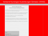 verband-kynologie-ausbildungen.ch Webseite Vorschau