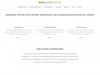 meinetexter.ch Webseite Vorschau