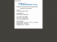 kfz-zehendmaier.de Webseite Vorschau