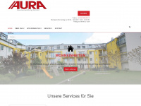 aura-hausverwaltung.at Webseite Vorschau