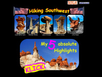 hiking-southwest.de Webseite Vorschau