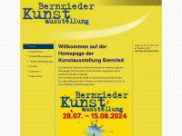 bernrieder-kunstausstellung.de Webseite Vorschau
