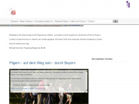 pilgern-bayern.de Webseite Vorschau