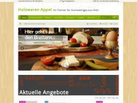 holzwaren-appel.de Webseite Vorschau
