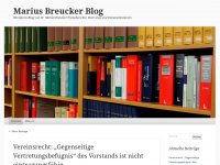 mariusbreucker.wordpress.com Webseite Vorschau