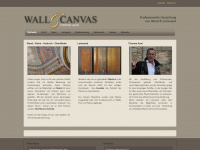 wall-canvas.de Webseite Vorschau