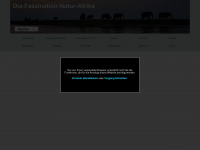 dia-faszination-natur-afrika.de Webseite Vorschau