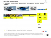 opel-hamann-hannover.de Webseite Vorschau
