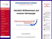 ig-büsbach.de Webseite Vorschau