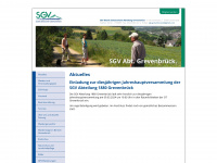 sgv-grevenbrueck.de Webseite Vorschau
