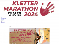 klettermarathon.de Webseite Vorschau