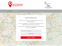 apothekennotdienst-nrw.de Webseite Vorschau