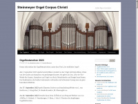 steinmeyer-orgel.de Webseite Vorschau