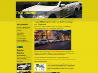 taxi-jannis.de Webseite Vorschau