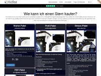 sternkaufen.ch Webseite Vorschau