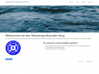wassersportfreunde-burg.de Webseite Vorschau