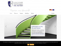abel-treppen.ch Webseite Vorschau