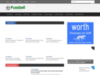fussballnews.ws Webseite Vorschau