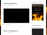 fuerundflamme.wordpress.com Webseite Vorschau