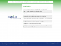 mabie.ch Webseite Vorschau
