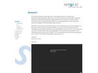 sense21.ch Webseite Vorschau