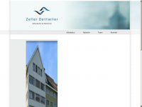 zellerdettwiler.ch Webseite Vorschau