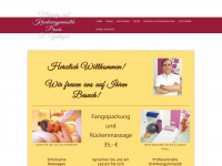 yadegari-massagepraxis.de Webseite Vorschau