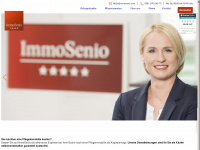 immosenio.com Webseite Vorschau