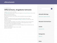 offerscheckch.wordpress.com Webseite Vorschau