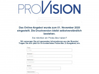provision-online.de Webseite Vorschau