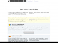 speedpaint.info Webseite Vorschau