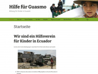 hilfe-fuer-guasmo.de Webseite Vorschau