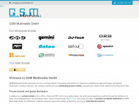 gsm-multimedia.de Webseite Vorschau