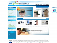 care-optics.com Webseite Vorschau