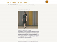 universalgonzalez.com Webseite Vorschau