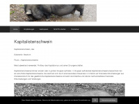 kapitalistenschwein.de Webseite Vorschau