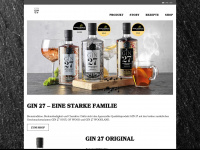 gin27.ch Webseite Vorschau