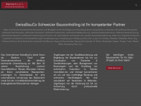 swissbauco.com Webseite Vorschau