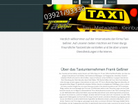 taxigessner.de Webseite Vorschau