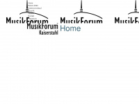 musikforum-kaiserstuhl.de Webseite Vorschau