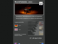 musiktalente.info Webseite Vorschau
