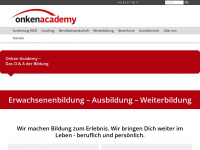 onkenacademy.ch Webseite Vorschau
