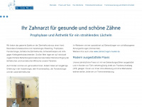 zahnarzt-ronhof.de Webseite Vorschau